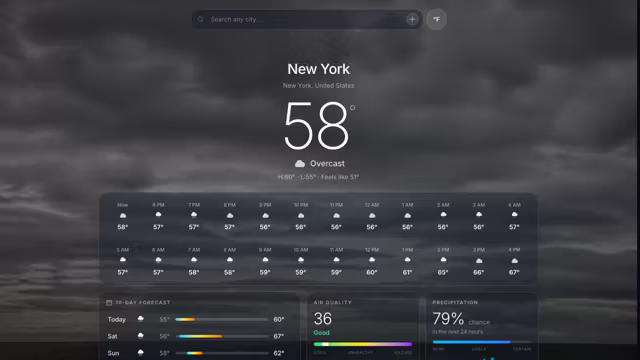 Gravity Weather screenshot 1